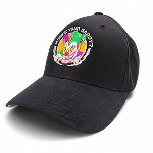 Hellanbach Who's Your Daddy‎ Clown Hat Fitted FlexFit L/XL Embroidered Cap